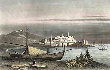 Alg Rie B Ne Annaba Original Steel Engraving Drawn By E Goury