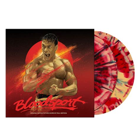 Paul Hertzog OST Bloodsport Kumite Splatter Vinyl Edition Vinyl 2LP