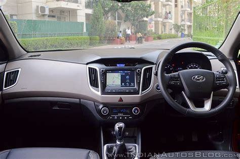 2018 Hyundai Creta Facelift Review Dashboard