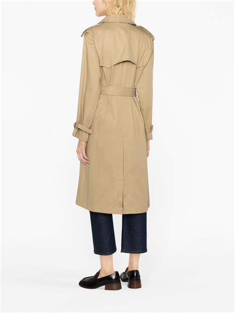 Polo Ralph Lauren Double Breasted Belted Trench Coat Neutrals Farfetch