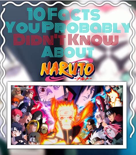 10 Facts You Probably Didnt Know About Naruto Anime Amino