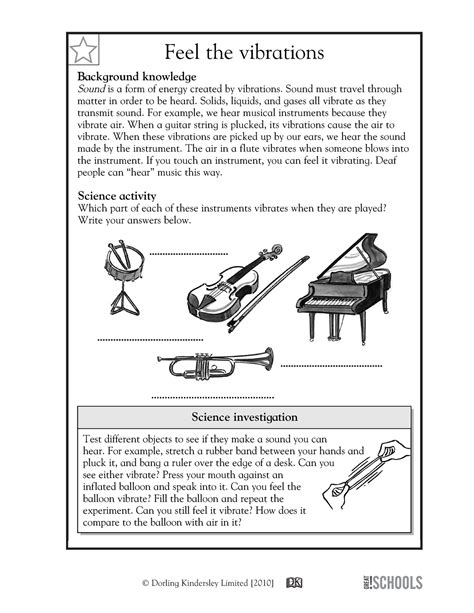 Sound vibration - Feel the vibrations Background knowledge Sound is a form of energy created by ...