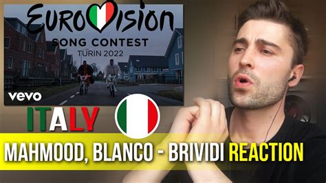 Italy Eurovision Mahmood Blanco Brividi Reaction Youtube