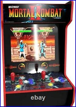 Arcade1up Mortal Kombat Legacy 12 Games Riser Light Up Marquee Retro