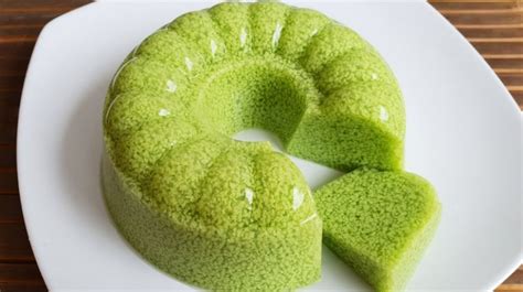 Resep Puding Lumut Lembut Hijau Alami Pakai Daun Pandan