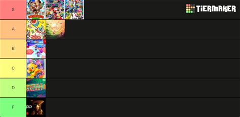 Nintendo Switch Games Tier List (Community Rankings) - TierMaker