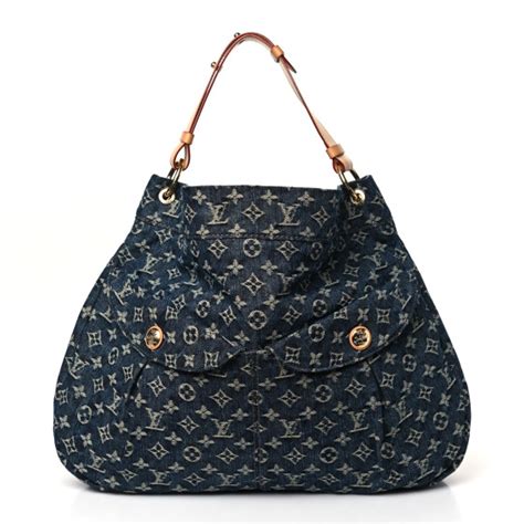 Louis Vuitton Denim Daily Gm Gris Blue Fashionphile