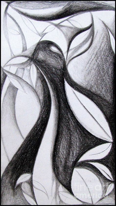 Abstract Charcoal Drawing Ideas