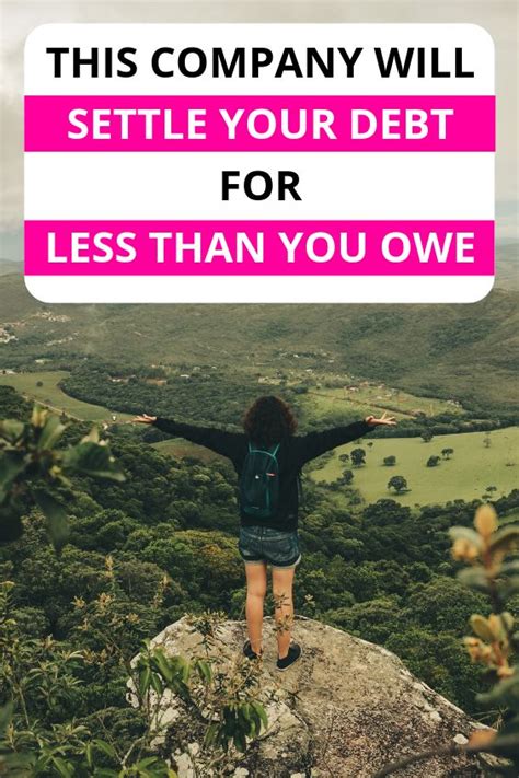 How To Settle Your Debt For Less Than You Owe Money Muser Debt Payoff Debt National Debt