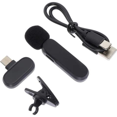 Jeu Micro Cravate Mini Clips Micro Pour T L Phone Microphone Du