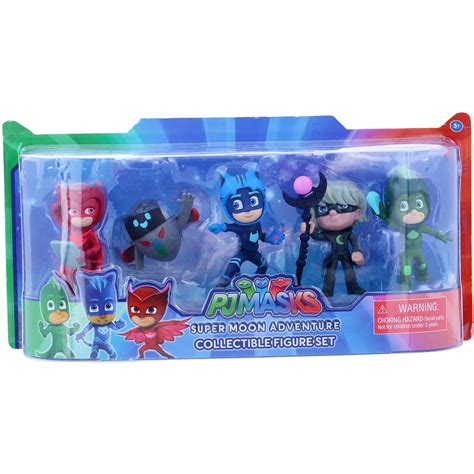 Pj Masks Super Moon Adventure 5 Piece Collectable Figure Set Big W