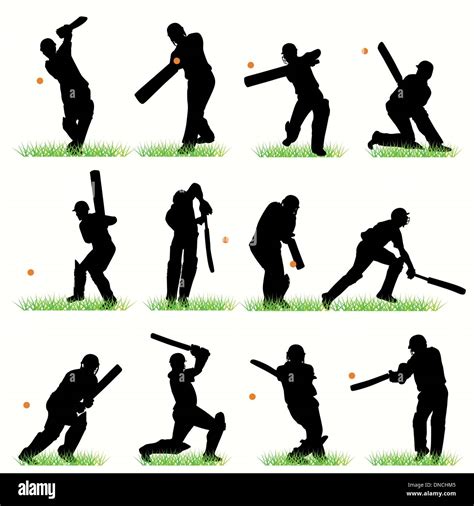 Cricket Wicket Keeper Stock Vector Images Alamy