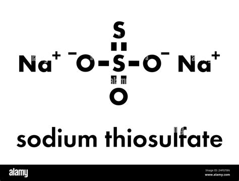 Estructura Química Del Sulfato De Sodio Fotografías E Imágenes De Alta