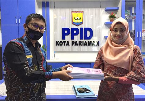 Ppid Kota Pariaman Terima Dokumen Daftar Informasi Publik Ppid Pembantu