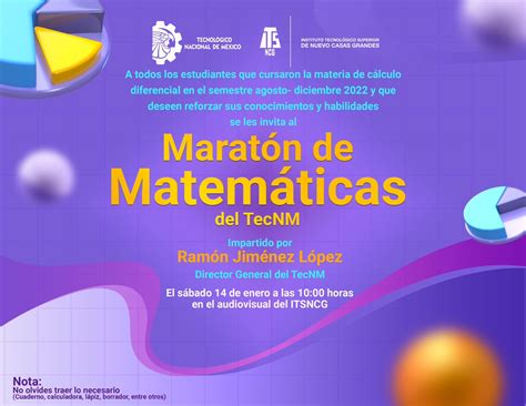 INVITACIÓN A MARATÓN DE MATEMÁTICAS