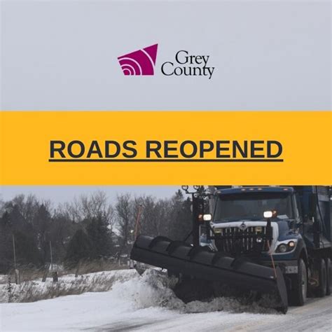 Grey County Roads Reopening December 25 | Grey County