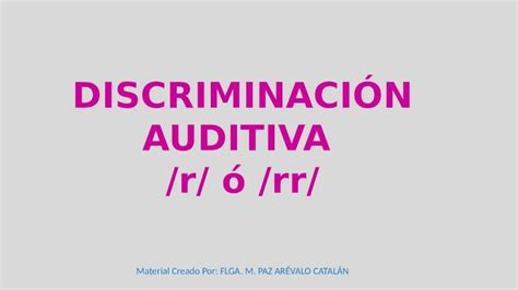 Pptx Discriminacion Auditiva R O Rr Dokumen Tips