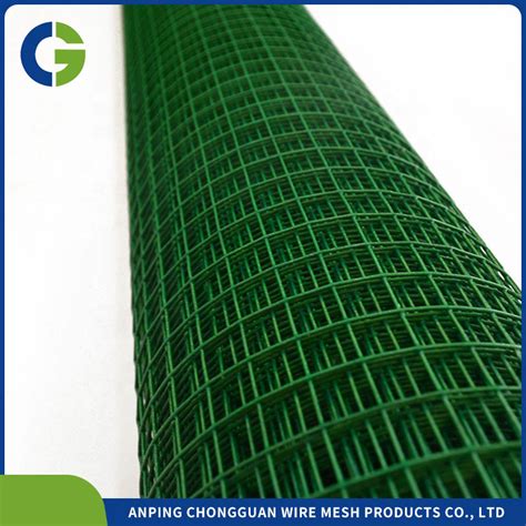 Pvc Coated Welded Wire Mesh X Green Pvc Wire Mesh For Garden Fence