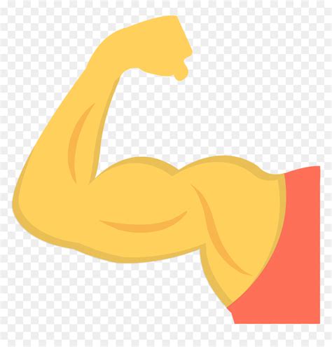 Muscle Emoji Vector At Getdrawings - Strong Arm Emoji, HD Png Download - vhv