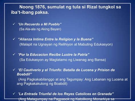 Mga Gantimpalang Natamo Ni Rizal Sa Ateneo Ppt