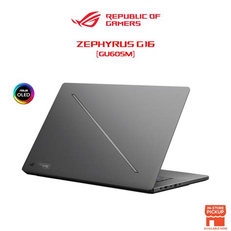 ASUS ROG Zephyrus G16 GU605M VQR193WO 2024 Intel Core Ultra 7 155H