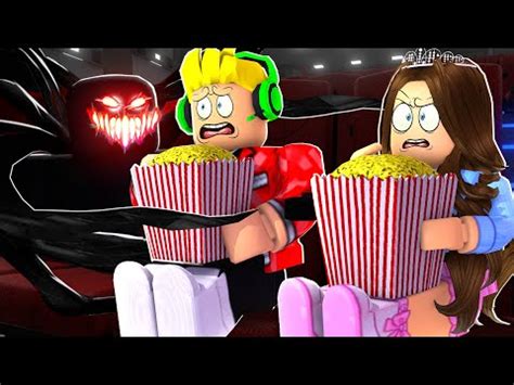 Monsters BREAK INTO Our Cinema Roblox Movies Story YouTube