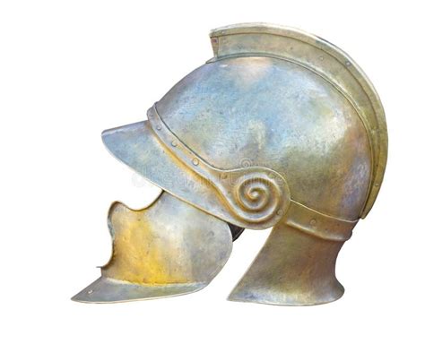 Ancient warrior helmet stock photo. Image of color, history - 160989316