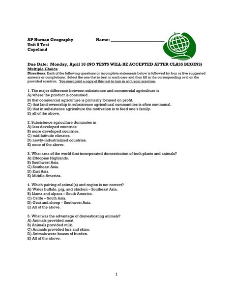 Once Brothers Worksheet Answer Key Ap Human Geography