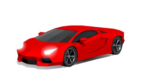 Low Poly Lamborghini Aventador Download Free 3d Model By Yokatann