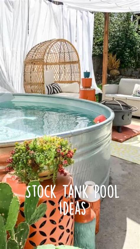 Stock Tank Pool Ideas | Stock tank pool, Backyard pool, Tank pool