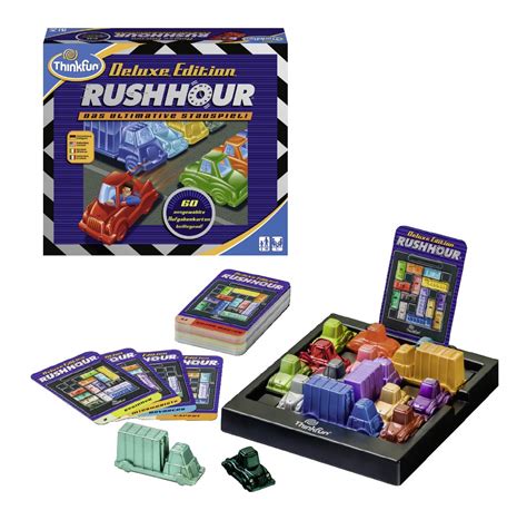 ThinkFun 76338 76305 – Rush Hour – The Well-Made Jam Game in the Deluxe ...