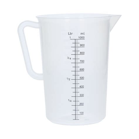 Measuring Jug Polypropylene Graduated 1000 Ml • Brouwland