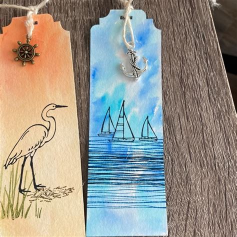 Hand Crafted Office Pk Hand Crafted Detailed Nautical Bookmarks