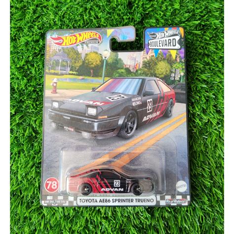 Hot WHEELS PREMIUM TOYOTA AE86 SPRINTER TRUENO BOULEVARD Shopee Malaysia