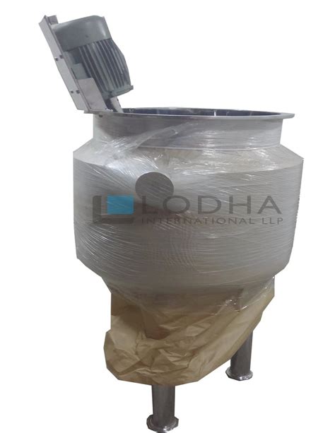 3 Phase Stainless Steel Mixing Vessel With Agitator Capacity 50 To