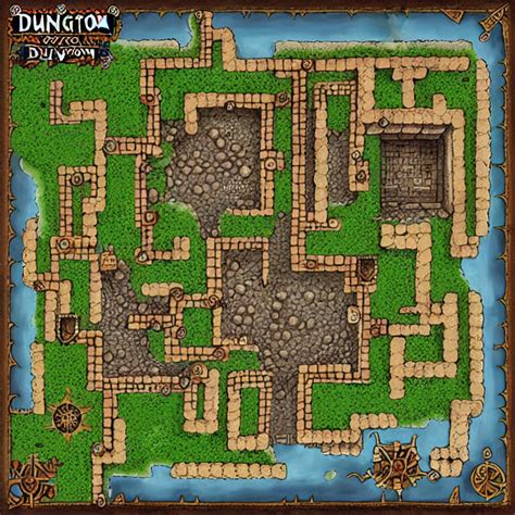 Stable Diffusion Prompt Rpg Dungeon Map Prompthero