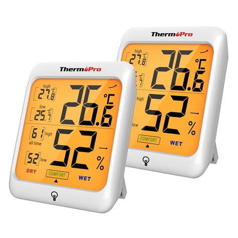 Buy ThermoPro TP53 Hygrometer Digital Indoor Room Thermometer