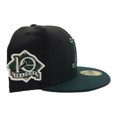 Tampa Bay Devil Rays Black Green 10th Season New... – Sports World 165