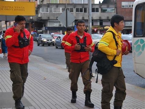 Brigadistas de Conaf de Osorno viajan a la Región del Maule