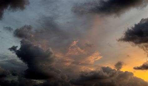 Ominous Storm Clouds At Sunset Free Stock Photo - Public Domain Pictures