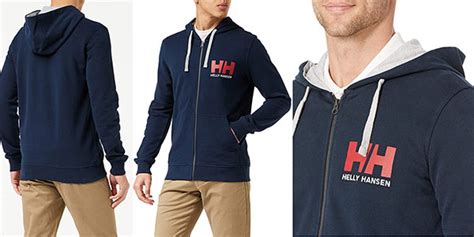 Chollo Sudadera Con Capucha Helly Hansen Logo Full Zip Para Hombre Por