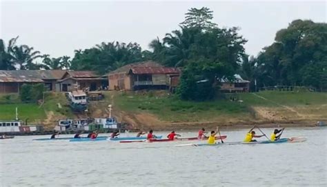 Meriahkan HUT RI Ke 73 Pemdes Mendalo Laut Gelar Lomba Pacu Perahu