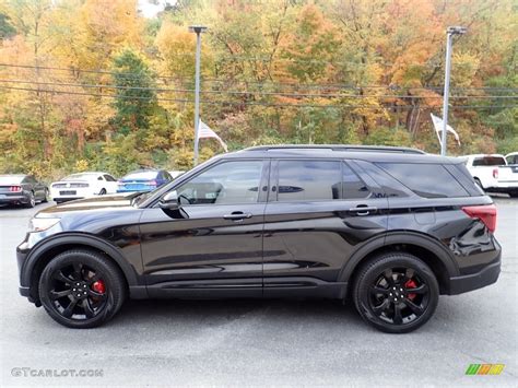 Agate Black Metallic 2020 Ford Explorer St 4wd Exterior Photo