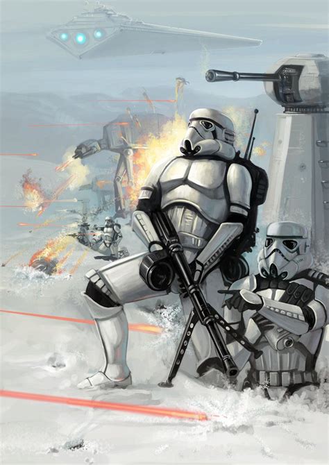 Star Wars Stormtrooper Battle Art