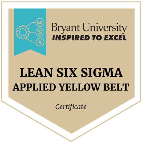 Applied Lean Six Sigma Yellow Belt Certificate Credly