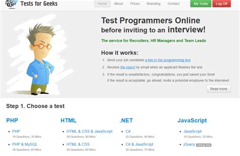 Test Developers For Your Startup With Html Css And Javascript Knowledge