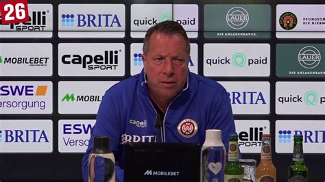 Pressekonferenz Nach Sv Wehen Wiesbaden Vs Fc Magdeburg I