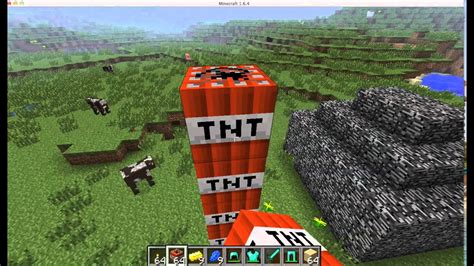 Mine Crafts Biggest Tnt Explosion Youtube