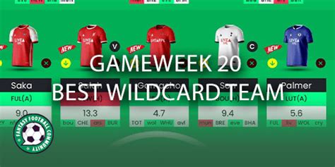 Gameweek 20 Best Wildcard Team Fantasy Football Community