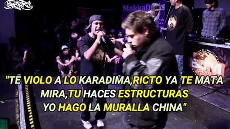 RICTO VS CLAP CLASIFICATORIA BDM 2015 CON LETRA YouTube